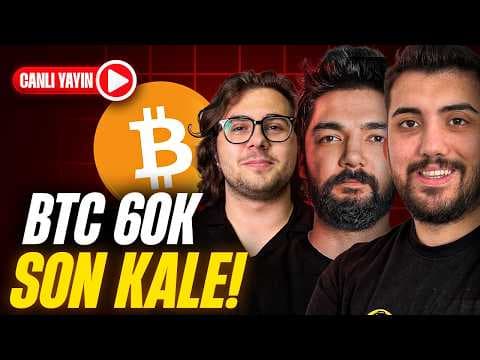 BITCOIN 60K SON KALE | DÜŞÜŞ NEREYE KADAR DEVAM EDECEK? | AYI SEZONUNDA MIYIZ