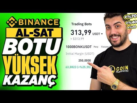Binance Mobil AL/SAT BOT Kurmak