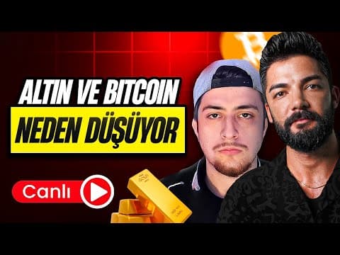 AYI GELDİ Mİ? ALTIN DÜŞECEK Mİ?  BİTCOİN CANLI ANALİZ