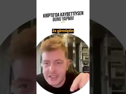 Kriptoda Kaybettiysen Bunu Sakın Yapma!