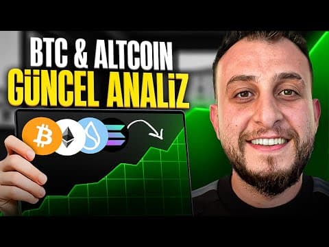 Pozitif Haberler Geliyor |  Bitcoin ve Altcoin Teknik Analiz