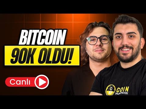 BITCOIN 90K OLDU! DÜZELTME BİTTİ Mİ? CANLI ANALİZ